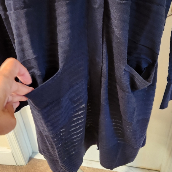 Cabi new without tags long cardigan w pockets size Large - Picture 2 of 7